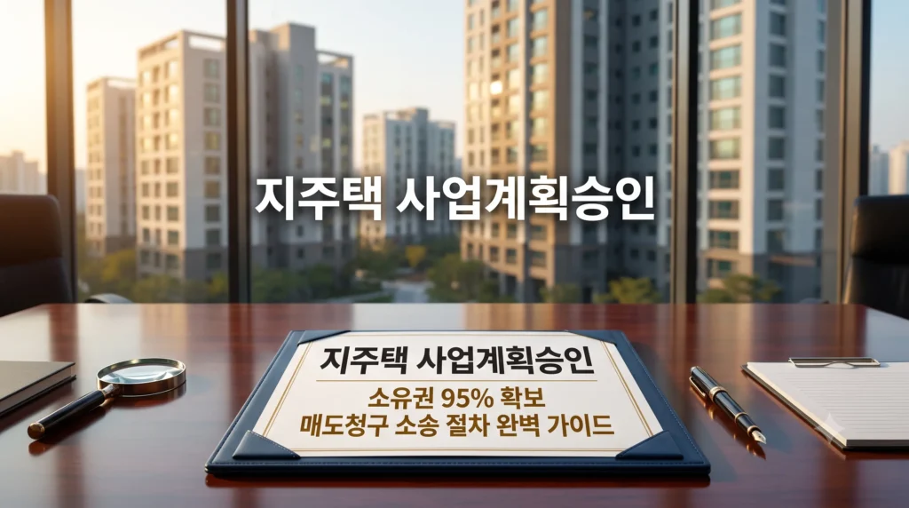 지주택 사업계획승인 요건
