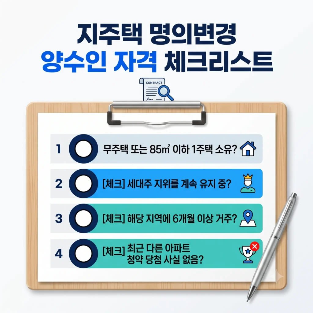 조합원 자격 검증 기준