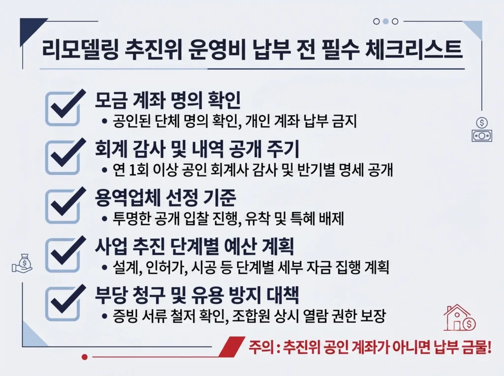 소유주 점검 항목