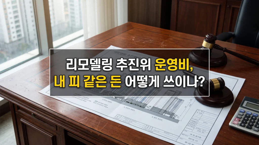 리모델링 추진위 운영비