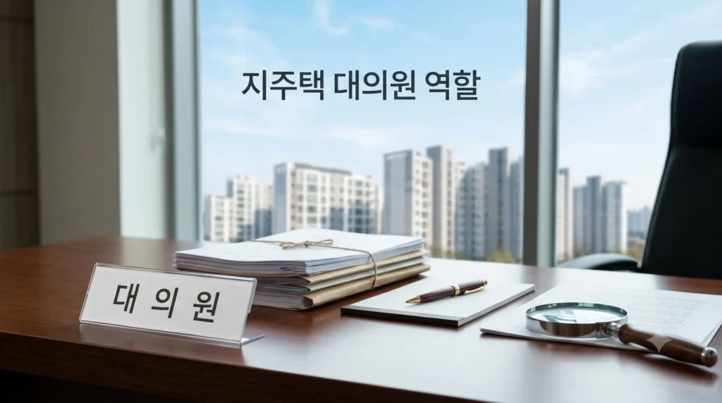 지주택 대의원 역할